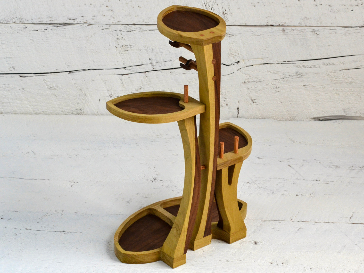 wood tray stand