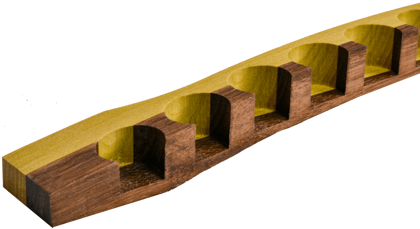 custom fit wood rack for essential oils