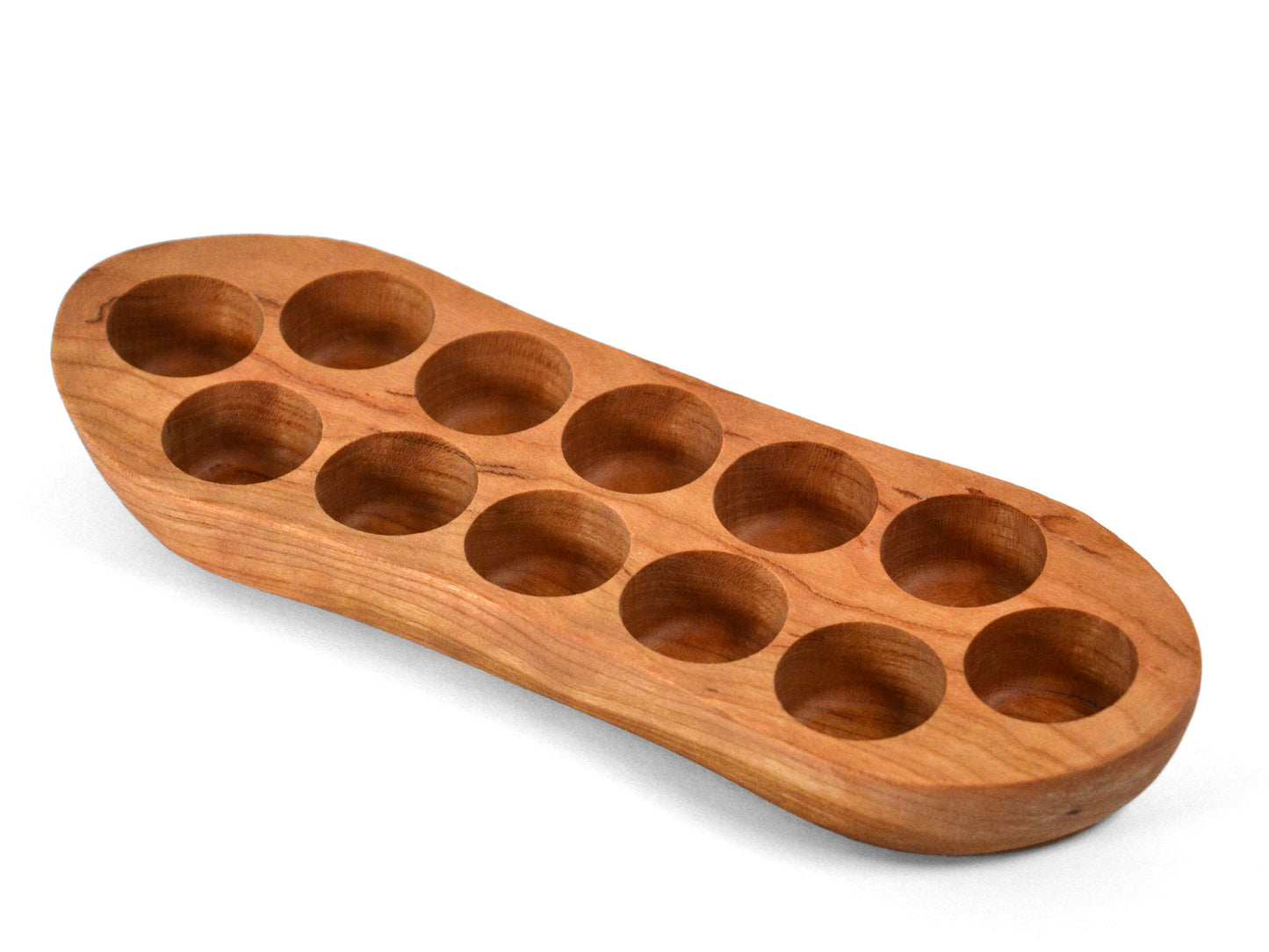 essential oil cherry wood display