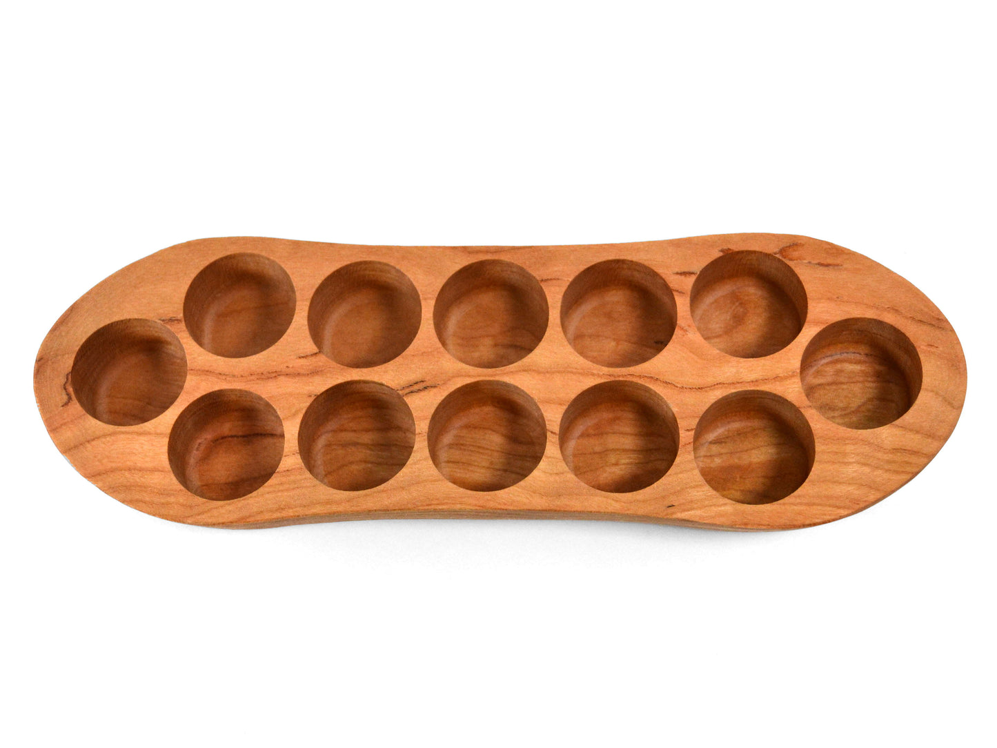 pink cherry wooden display for oils bottles