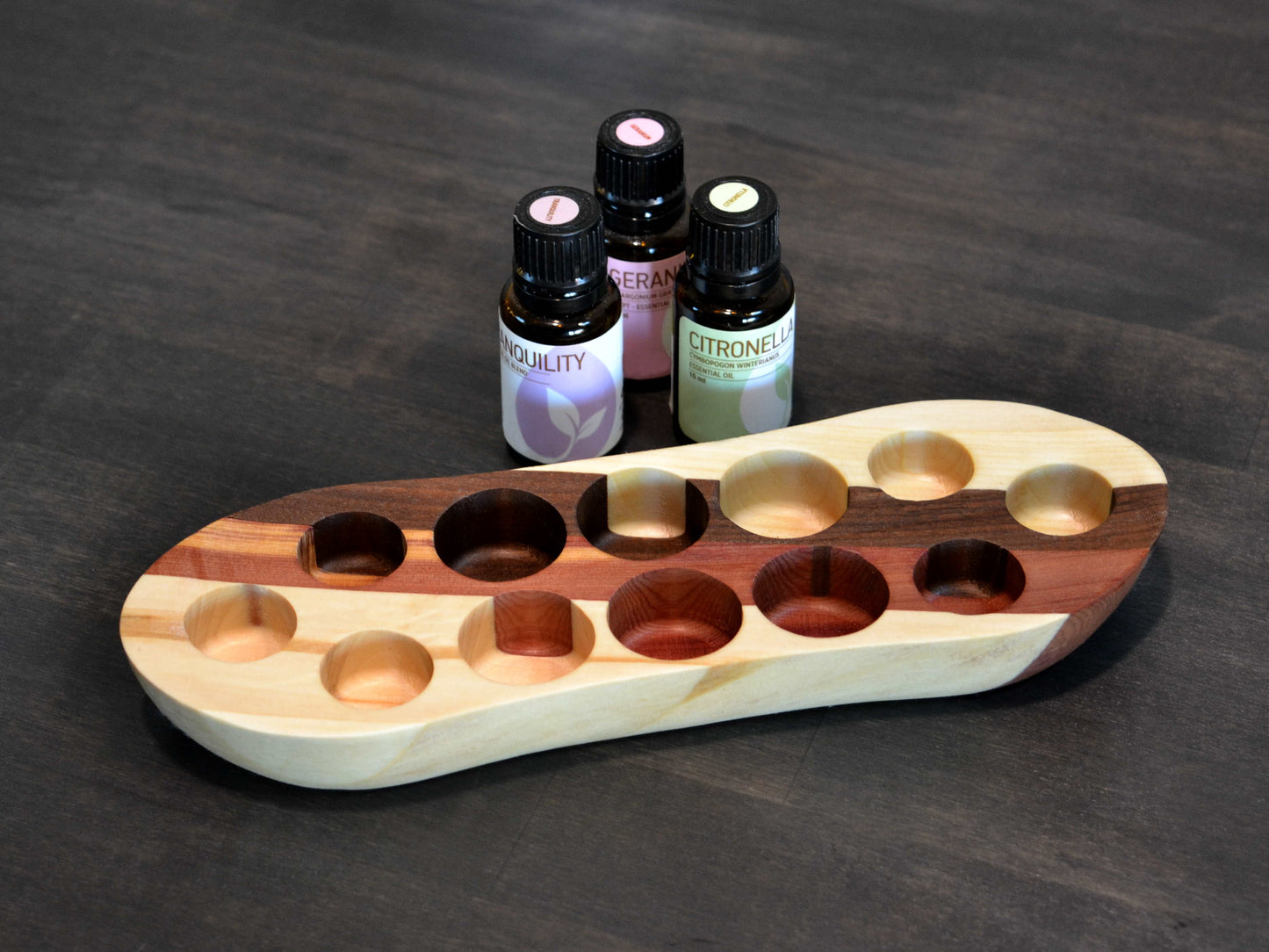 rocky mountain oils with compatible wooden organizer