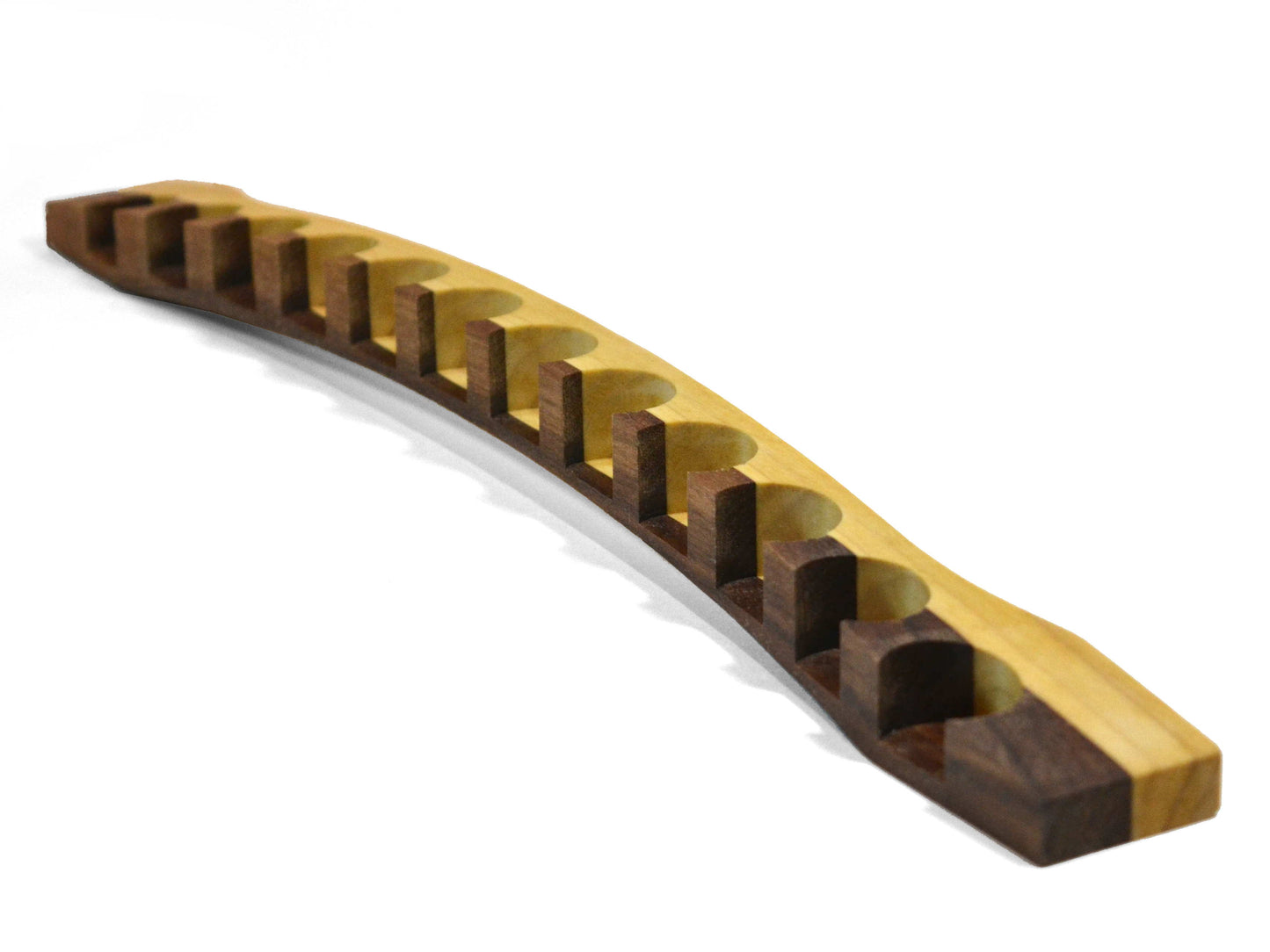 essential oils wooden holder