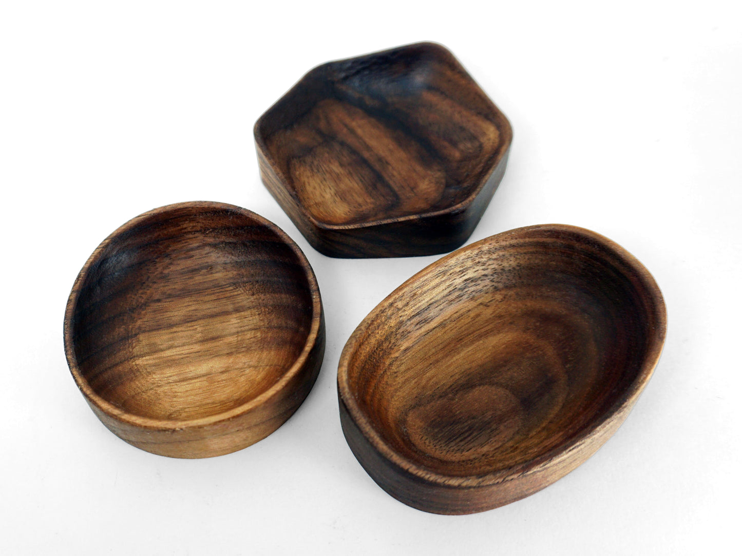 assorted geometric design small ring dishes