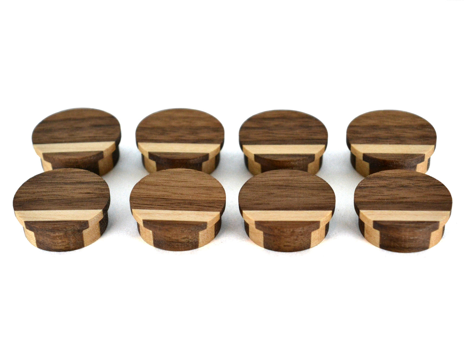 high quality strong wooden magnets, dark wood