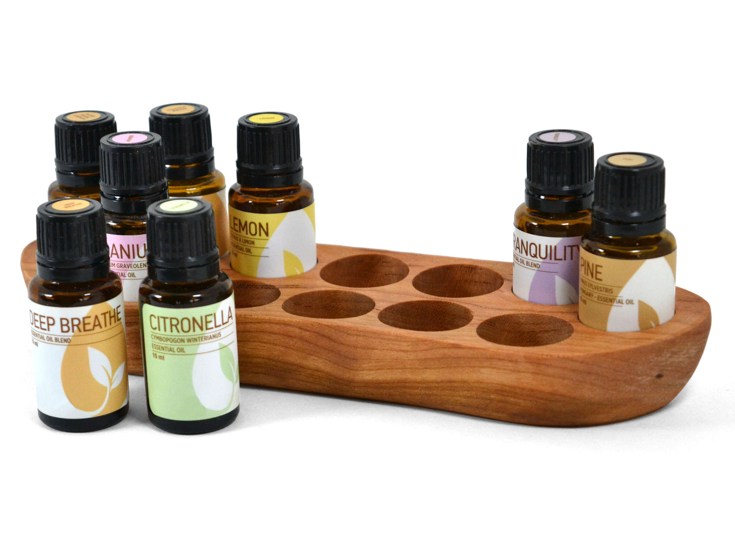 rocky mountain oils 15mL boat essential oils holder and display
