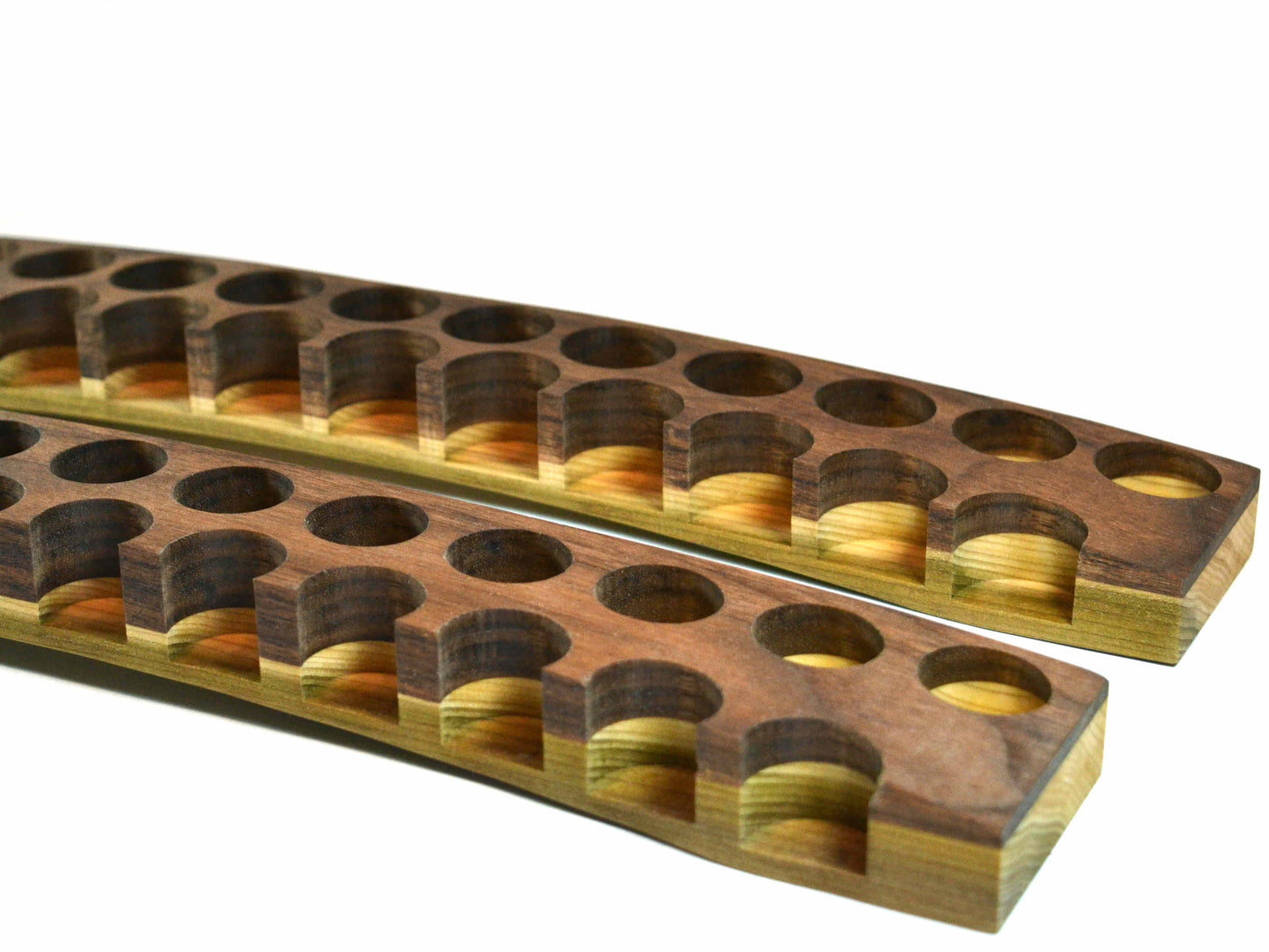 high capacity essential oil bottle wooden storage rack