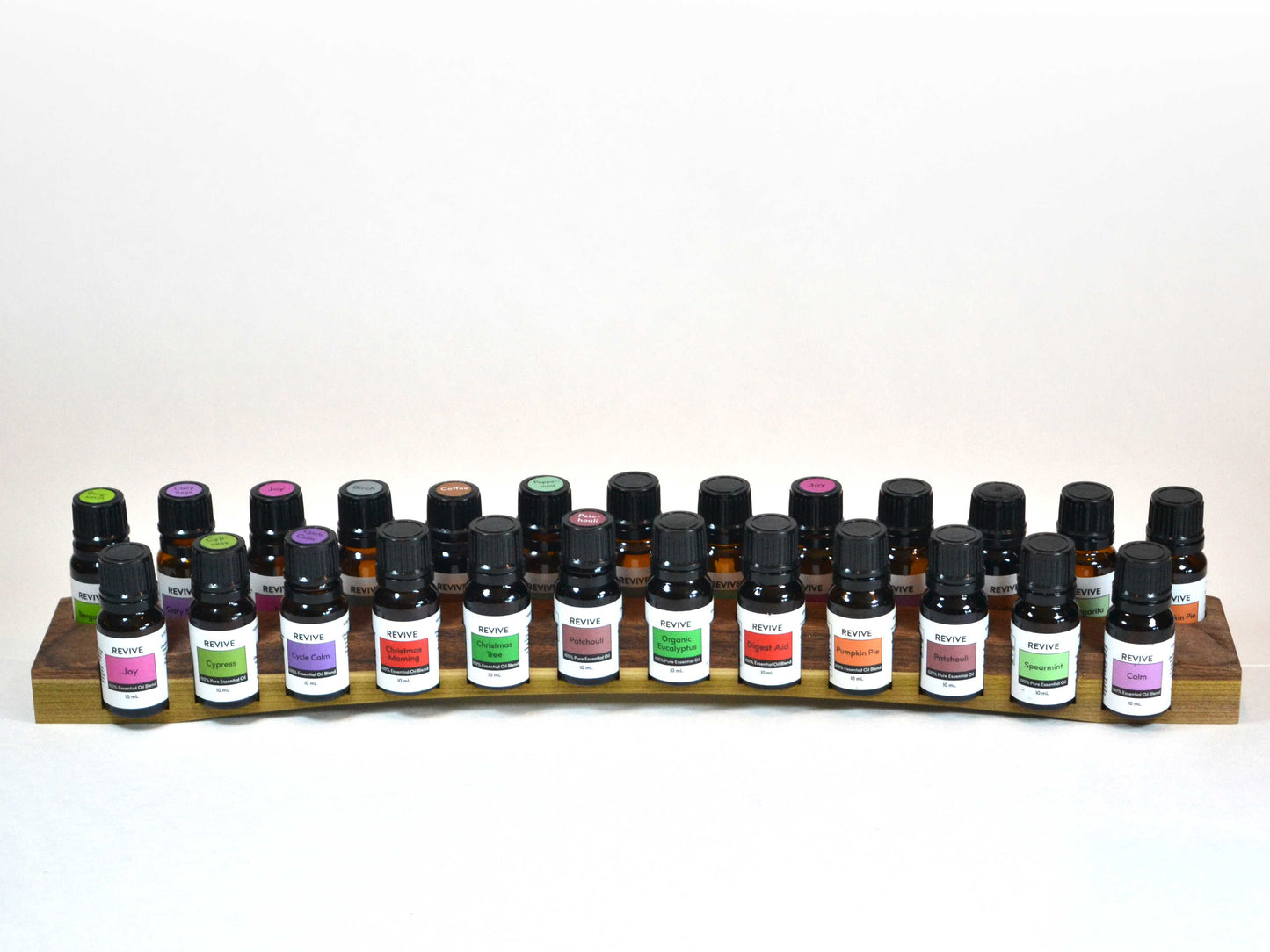 essential oils display for revive essential oils