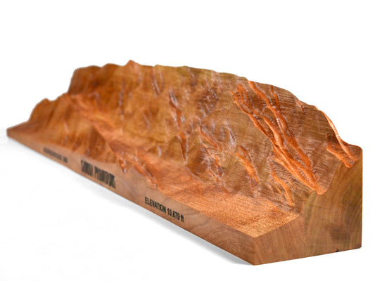 sandia mountains 3D wood sculpture artwork