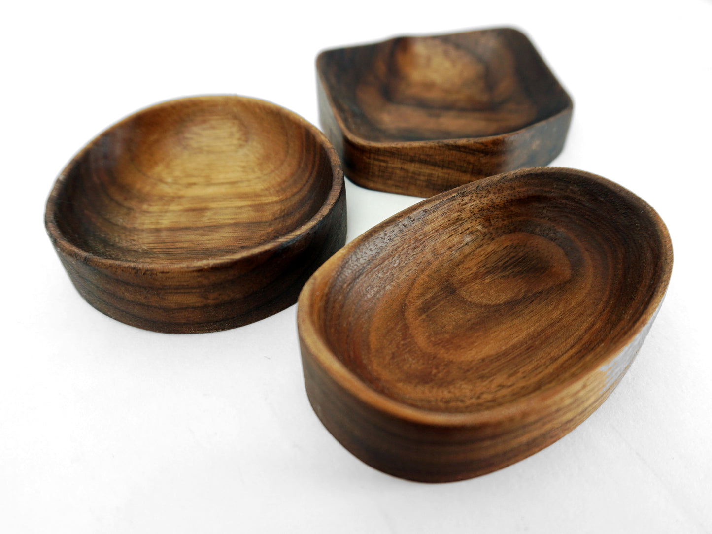 walnut wood ring trays for small jewelry