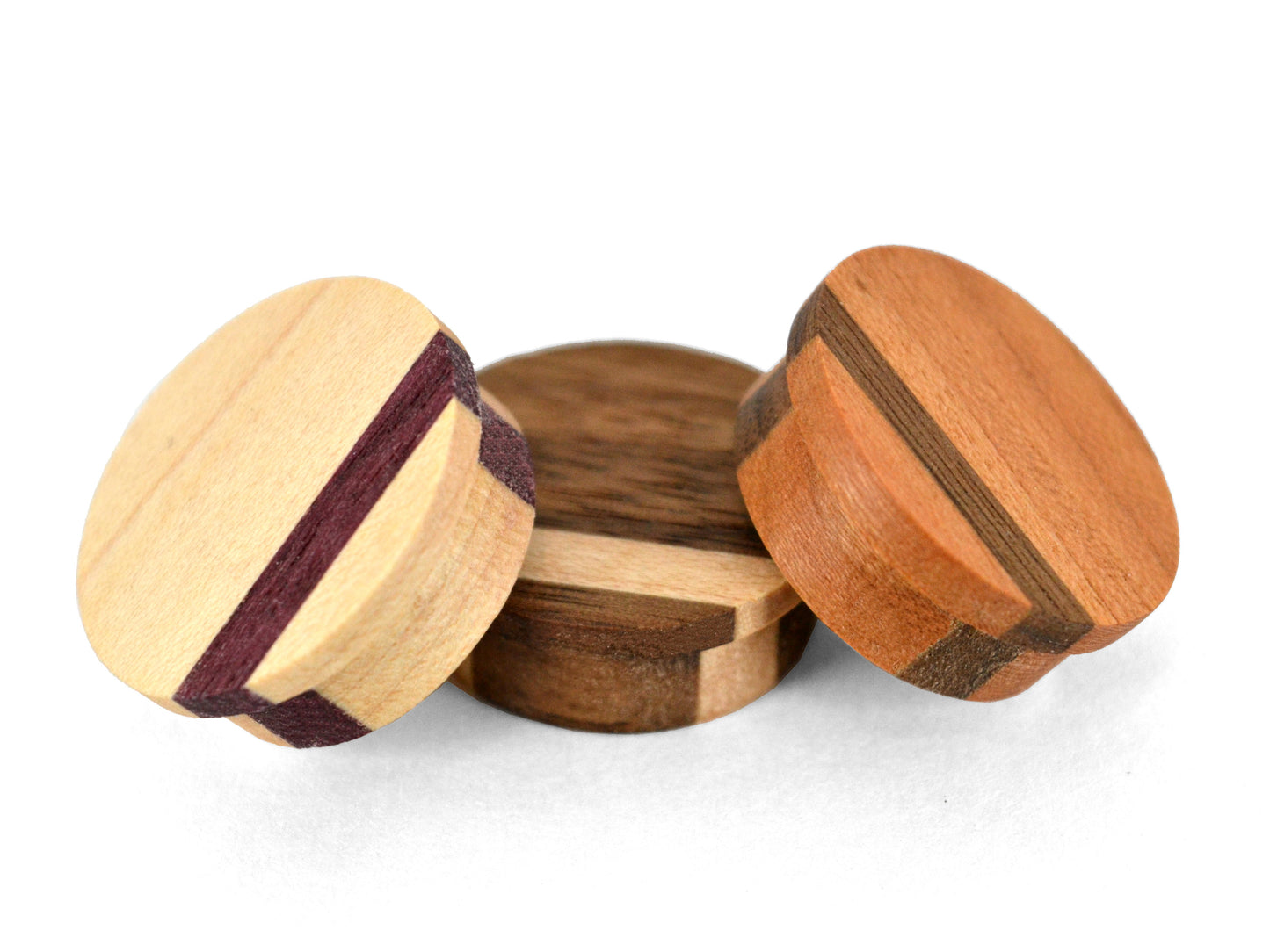 colorful natural wooden magnets with strong pull