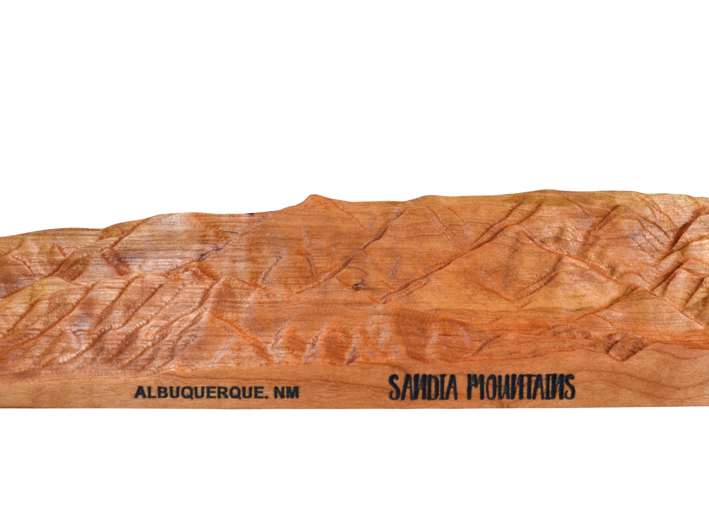 albuquerque nm mountain view wooden mountain carving